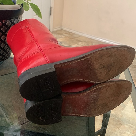 RARE🔥Vintage JUSTIN Western Roper Boots - Picture 10 of 12